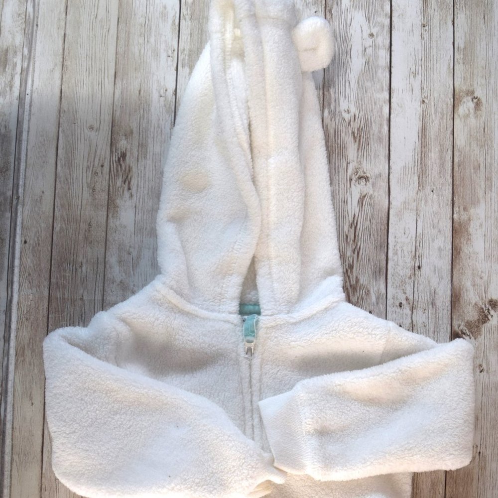 Carter's Fleece Zip Up Hoodie Jacket with Ears, Size 18 mos